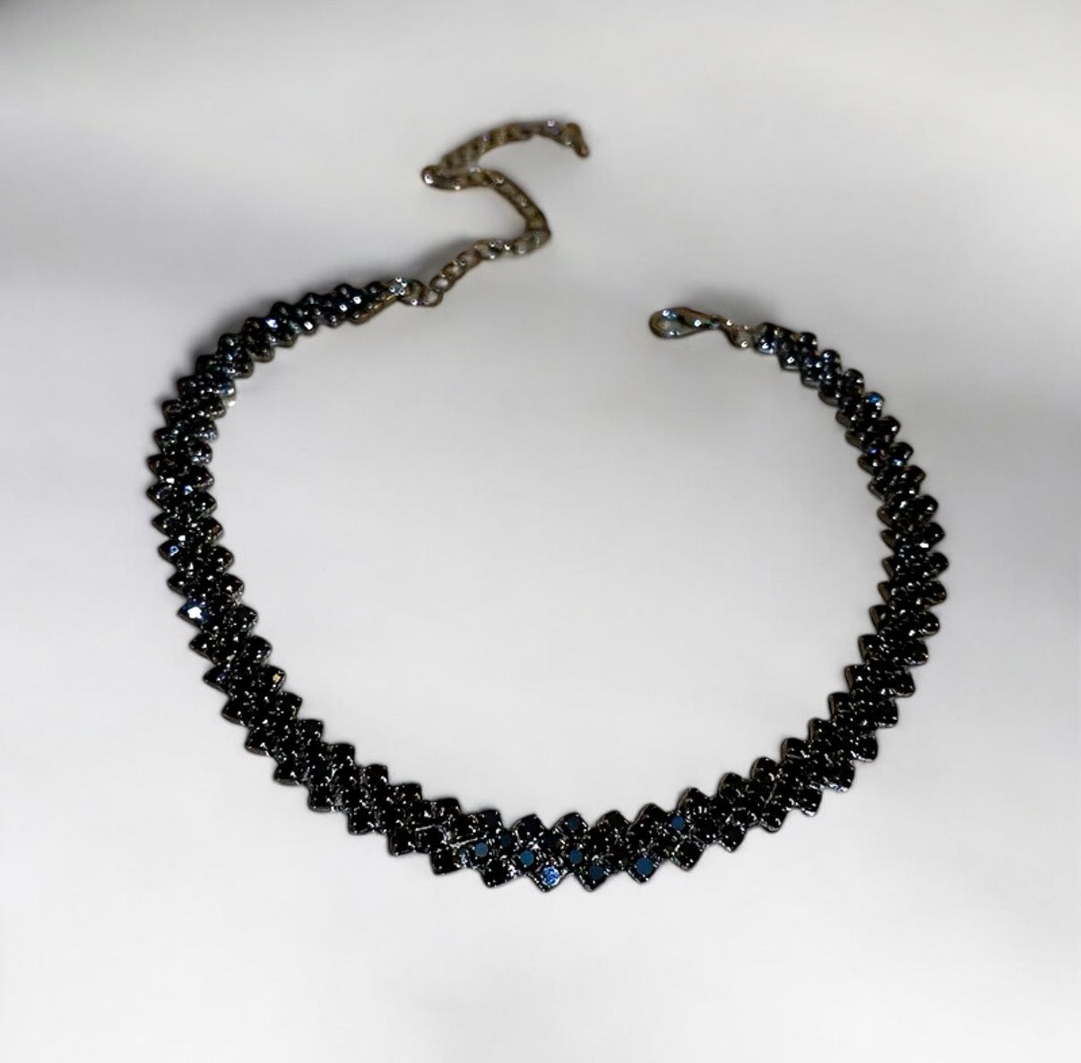 Noir Diamond Choker Halskette