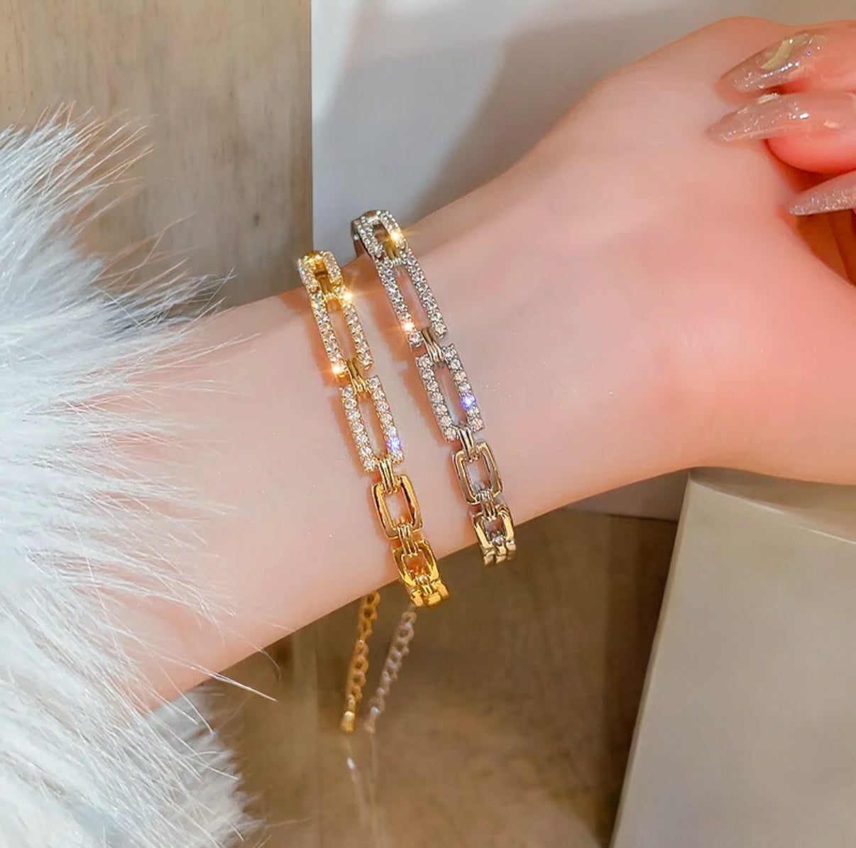 Belma Armband Gold mit Diamanten